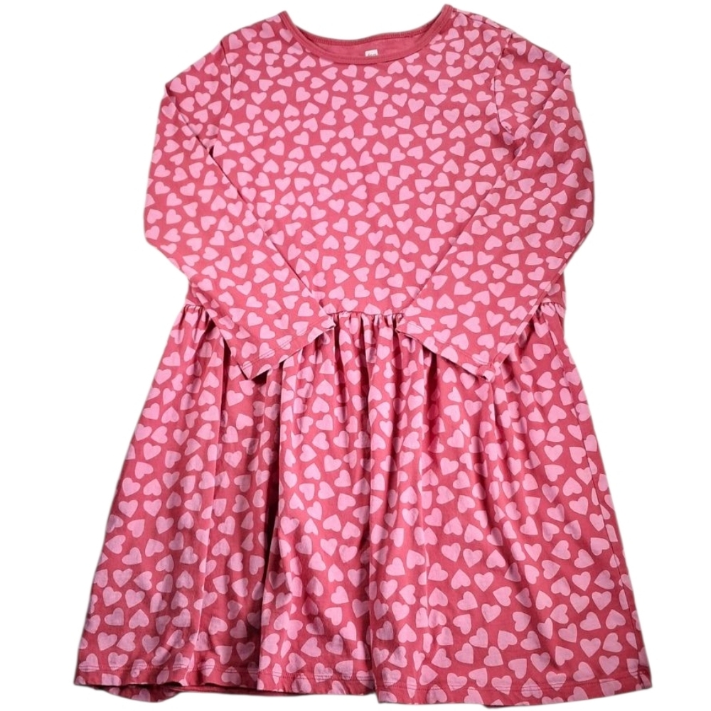 Tea Collection Heart Print Dress Girl's Size 12